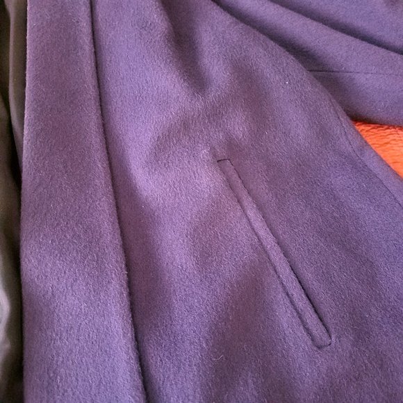 Nwot purple wool swing coat - Picture 4 of 8